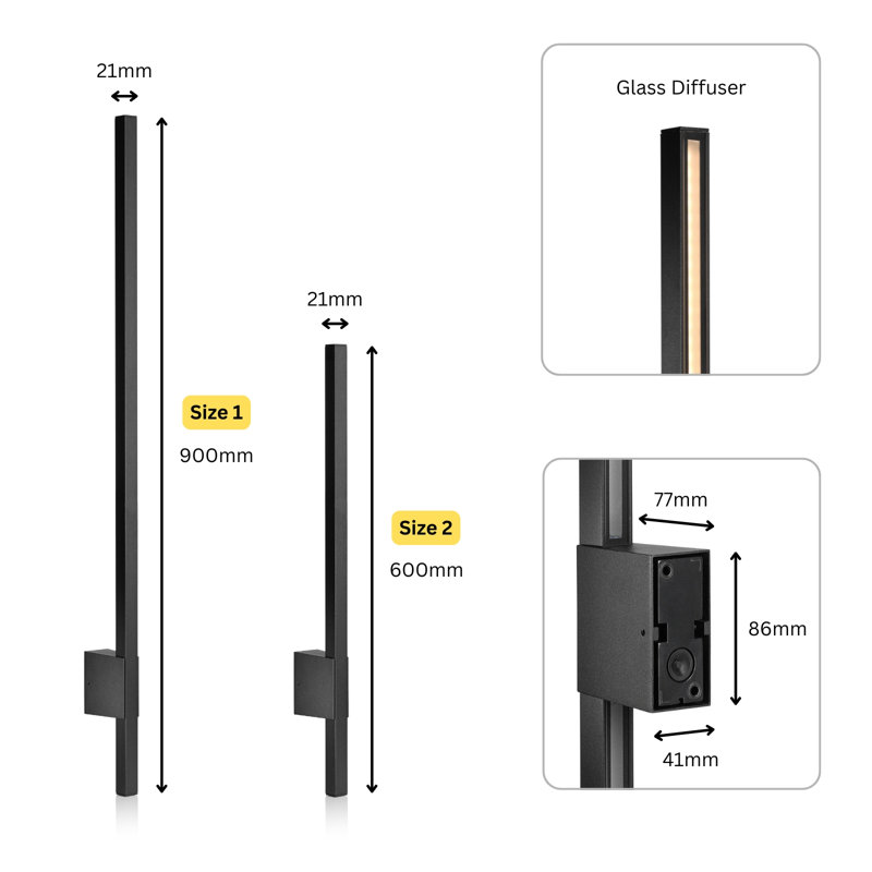 Matte Black Outdoor Sconce