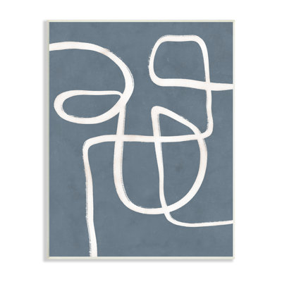 Dessin abstrait ligne abstraite cursive