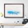 Waves from the Boat in Abstract - Picture Frame Graphic Art Print