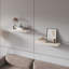 Étagère flottante Belville, 2 tablettes, H 1,50 po, chêne blanchi - salon-275869370