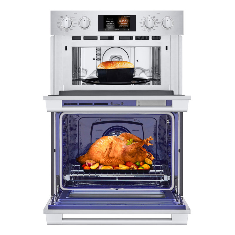 30-Inch Double Wall Oven With Steam-Combi