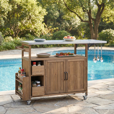 Chariot de cuisine pour l'extérieur Farmhouse