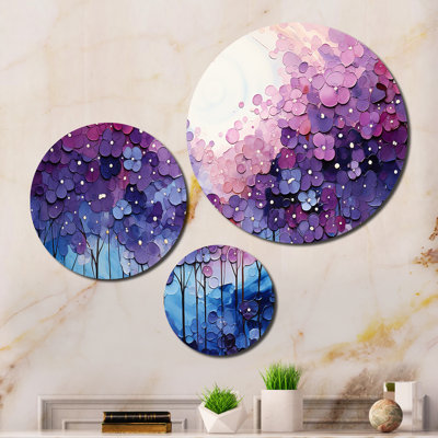 Abstract Wall Decor on Metal