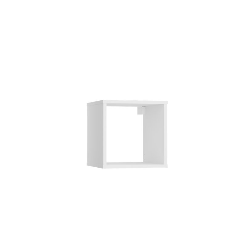 38cm H Cube Bookcase, (1 Shelves) 38cm H x 38cm W x 39cm D