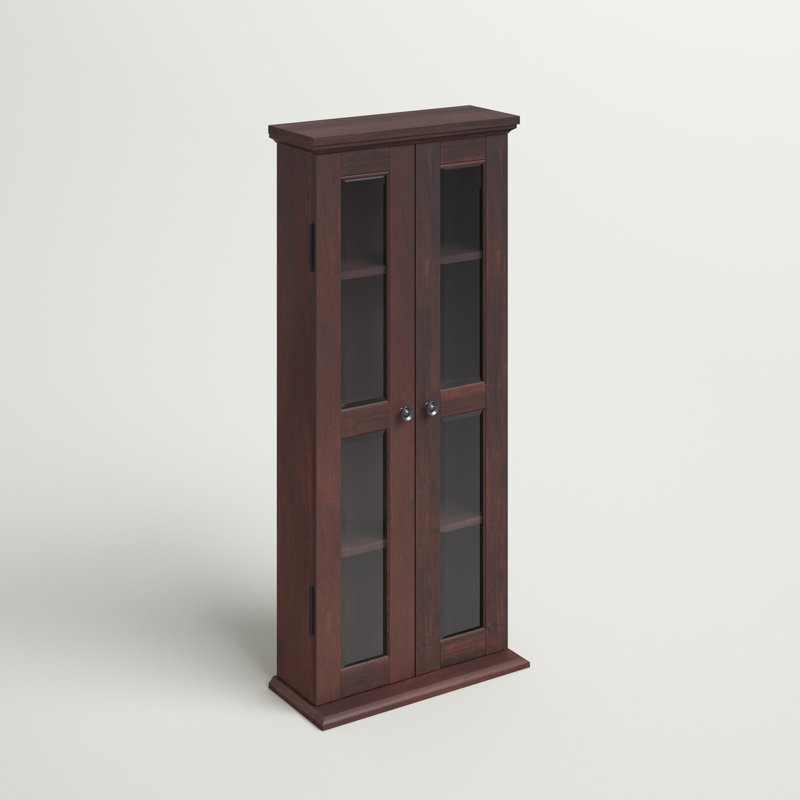 41'' H Media Shelves, Brown