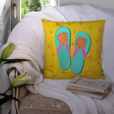 Outdoor Reversible Throw Pillow