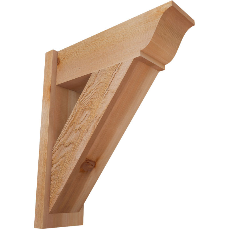 Persienne traditionnelle en bois rustique, P 24 po x H 28 po, Cèdre rouge de l'Ouest de 8 po (sciage brut)