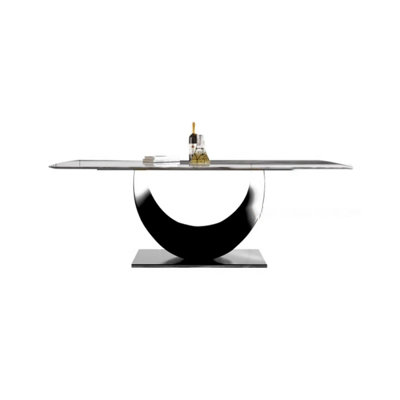 High-end and light luxury marble dining table