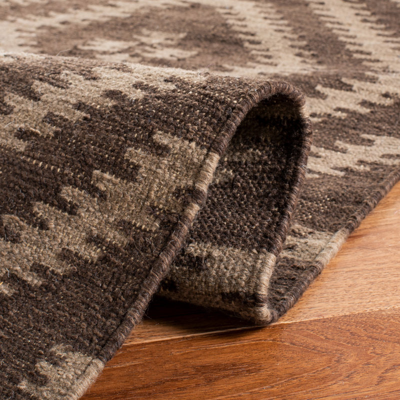 Indio Hills Hand Woven Dhurrie Geometric Area Rug, Rectangle 5' x 8'