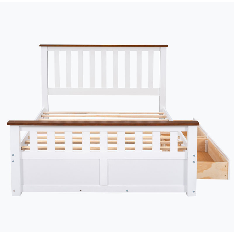 Ensemble de chambre à coucher 3 pièces en bois massif, Double