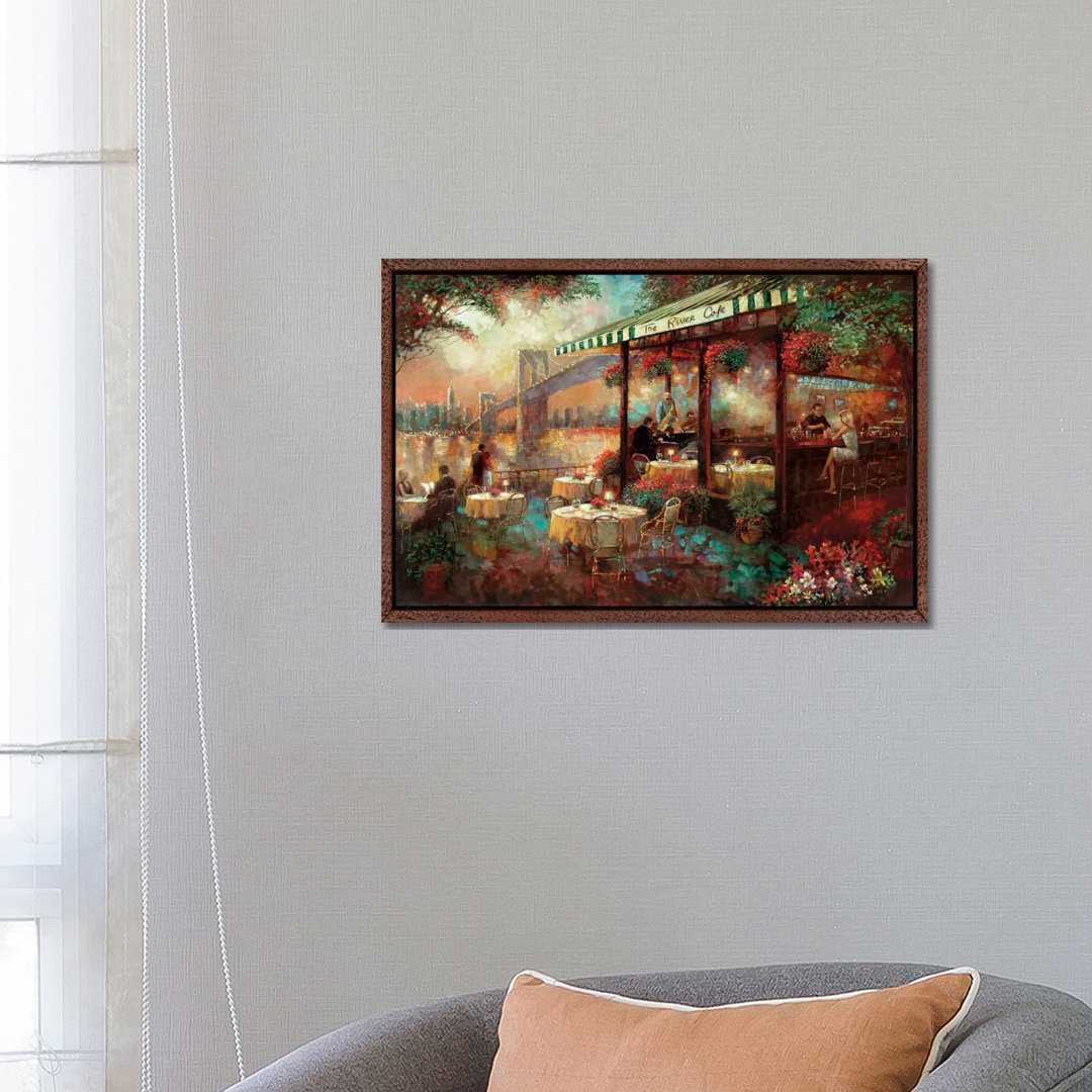 The River Café von Ruane Manning - Galerie-Giclée auf Leinwand