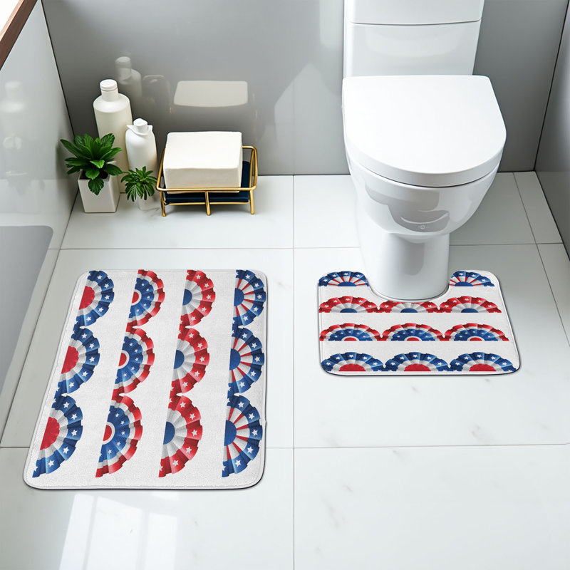  Tapis de salle de bain American Flag