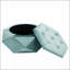 Élégant repose-pieds capitonné avec rangement en velours de diamant Polygon, repose-pieds multifonctionnel et siège pour la maison, rangement pratique et confortable pour le salon et la chambre à coucher-130838789-130838787