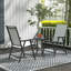 Round Outdoor Side Table - 35.5 cm W 35.5 cm D