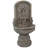 Norene Weather-Resistant Flat Back Wall Fountain with Light