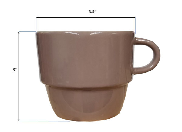 6 Piece Coffee Mug Set with Stand (Set of 6) Latitude Run