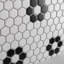 Perfection 1“ x 1" Porcelain Honeycomb Mosaic Wall & Floor Tile-74167574