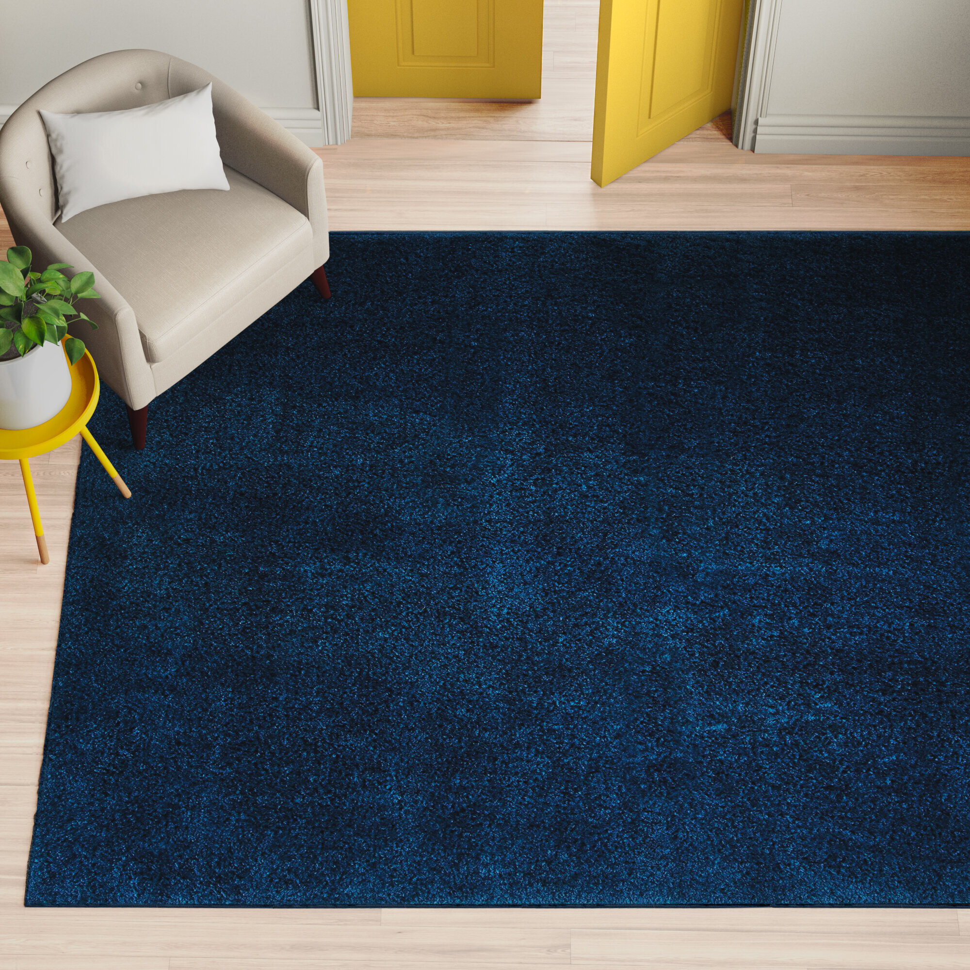 Zipcode Design™ Aeryn Navy Area Rug & Reviews | Wayfair