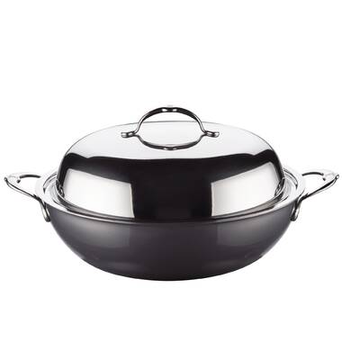 ChefSeason Carbon Steel Wok, Flat Bottom, 100% Coating Free, Pre-Seasoned, Free Tote Bag Size: 5 H x 21.5 L x 13.4 W CS-NCF-F-34