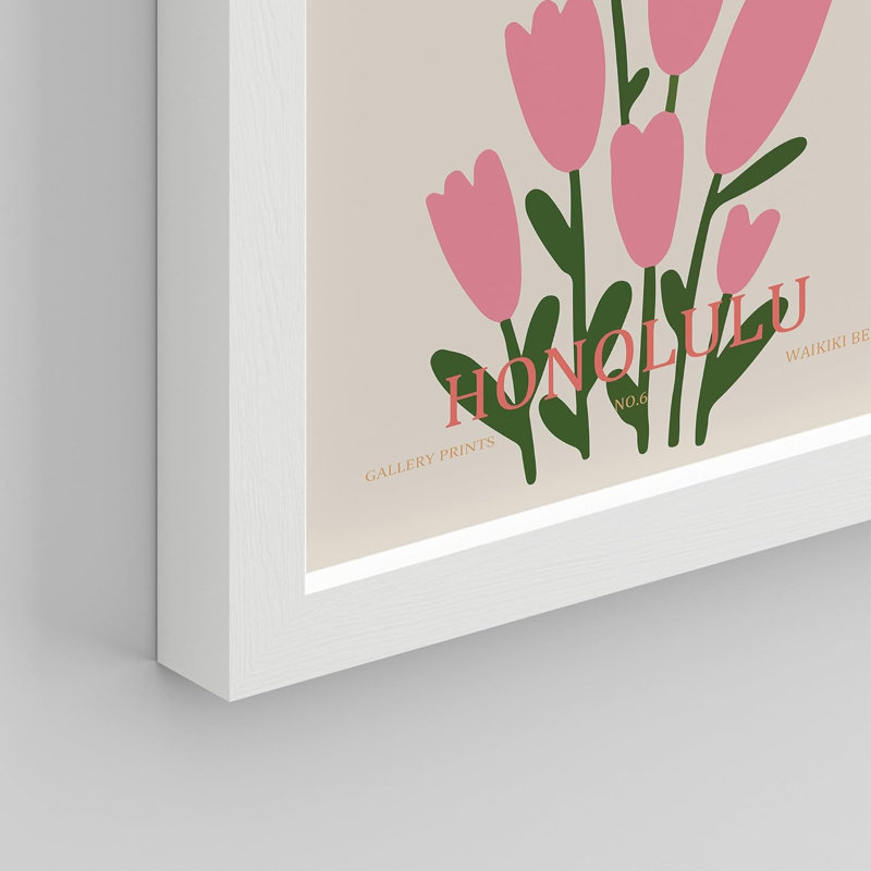 Multicolore rose et bleu tulipe Gerbera fleurs nature sauvage Boho 9 pièces, L 12 po x H 16 po, Blanc