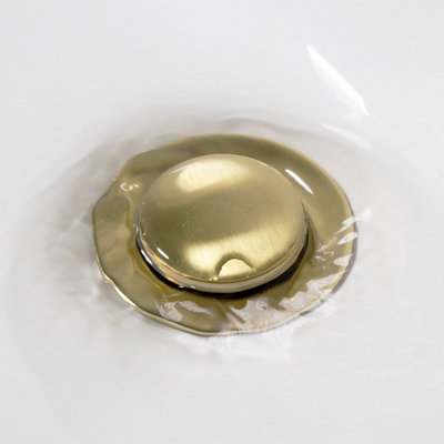 Robinet de salle de bains monotrou avec ensemble de drainage