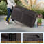 100 Gallon Resin Outdoor Storage Box Waterproof Deck Box w/ Lockable Lid & Wheels-116269388