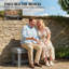 Solid Wood Fir Outdoor Bench-800432988