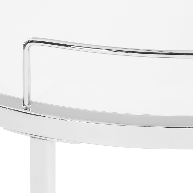 Sharece Serving Cart, White