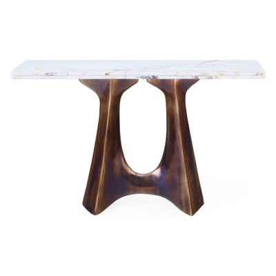 Oscar 48'' W Marble Console Table