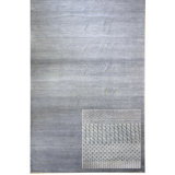 Hand Woven Cotton and Wool Striped Area Rug