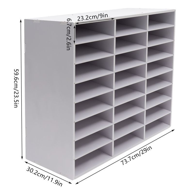 Vedanth Stackable File Organizer, White