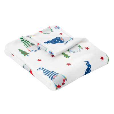 Festive Gonks Throw Blanket