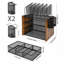 Accessoires de bureau de bureau avec porte-documents et tiroir