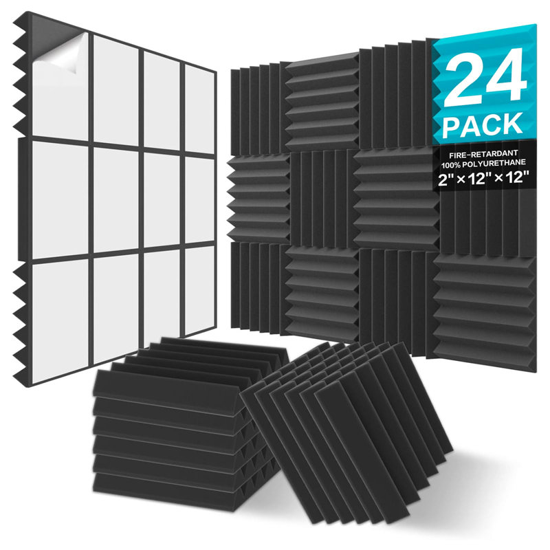 30.5 cm W Shiplap Wall Paneling in Matte Balck  (24-pack)
