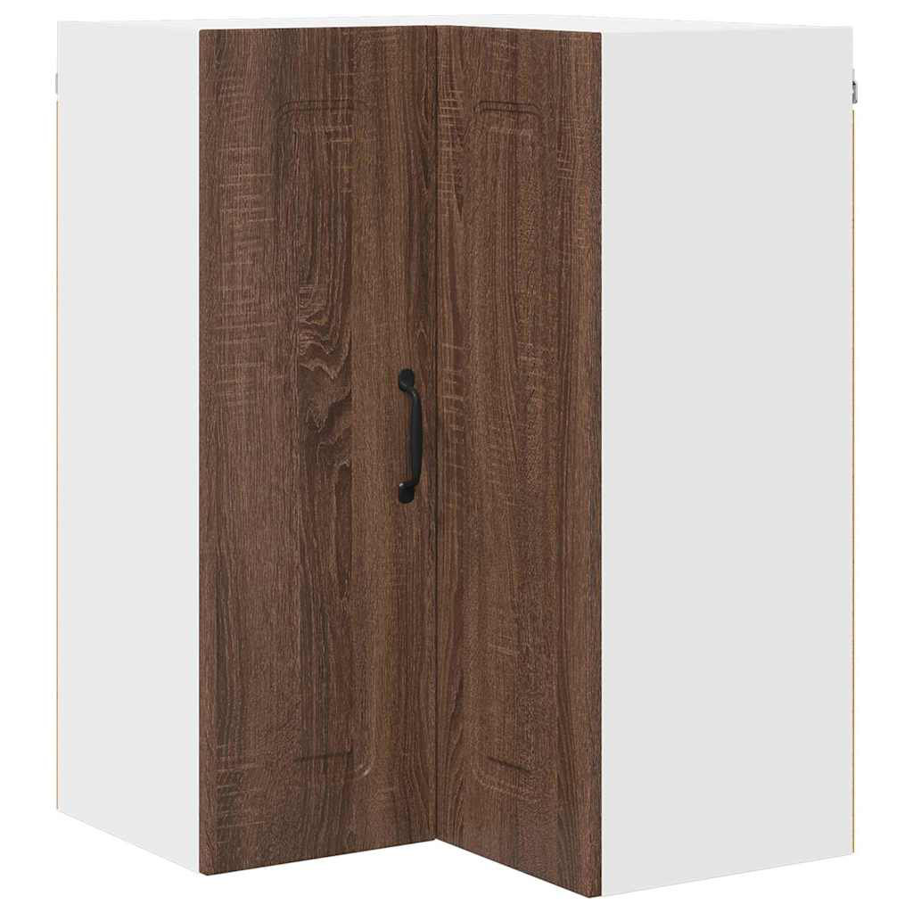 Vidaxl Kitchen Wall Cabinet With Shelf Concrete Grey 57 X 57 X 80 Cm
