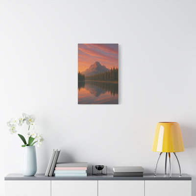 Apel Single Picture Frame Print on Canvas