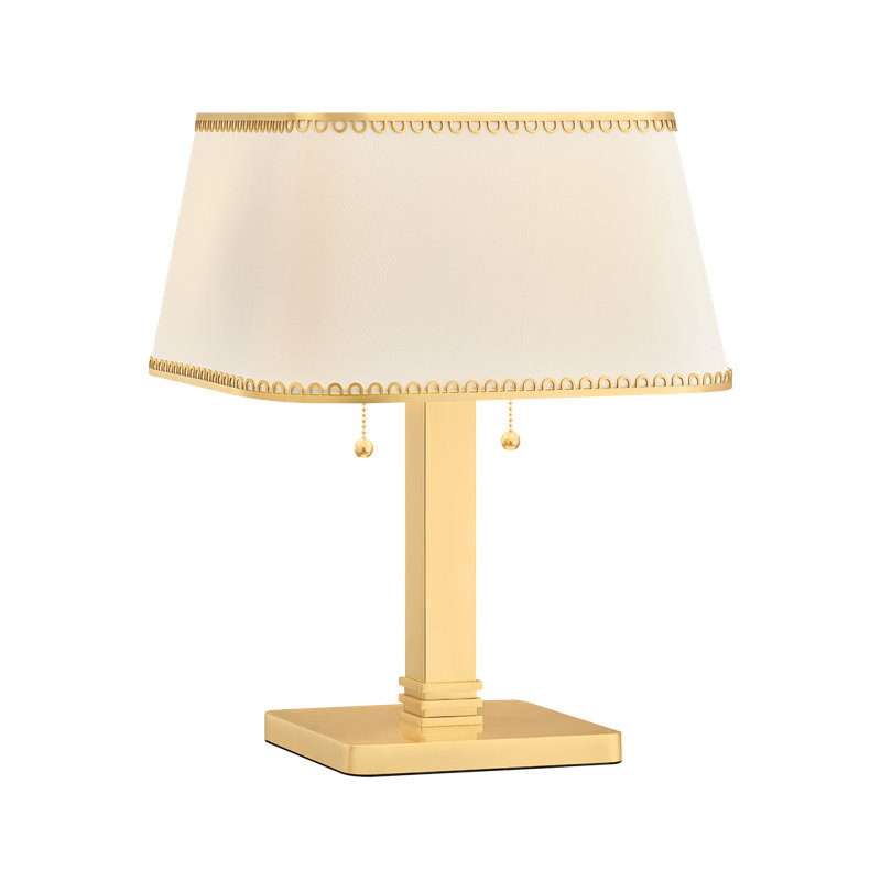 Lampe de table 18 "en soie Claude 2" par Augusta Hoffman pour Hudson Valley Lighting