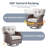 6-Piece Patio Furniture Set, All-Weather Outdoor Seating Set With Swivel Glider Chairs & Coffee Table-1469237403