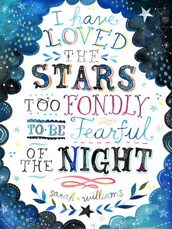 Art sur toile «I Have Love the Stars»