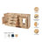 Osoria 72'' Solid Wood Double Bathroom Vanity Base Only, Base Cabinet without Top-107150963