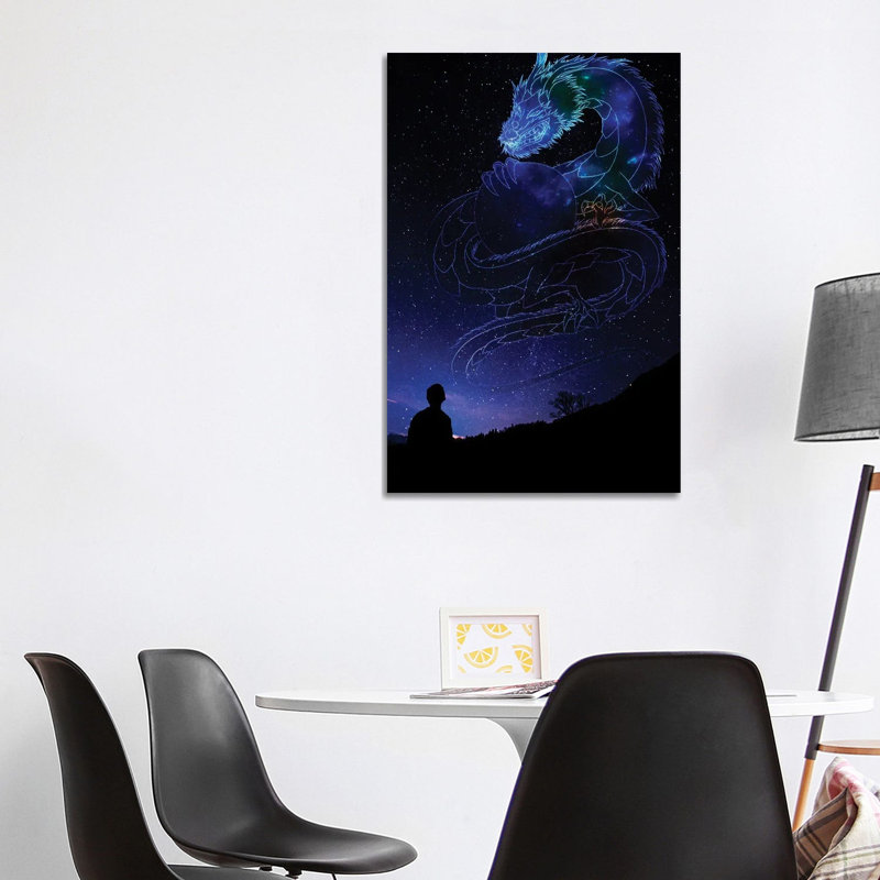 Dragon by Gab Fernando - Wrapped Canvas Gallery-Wrapped Canvas Giclée, 101.6 cm H x 66.04 cm W x 3.175 cm D