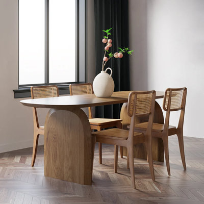 Cowden 70.9" Solid Wood Dining Table