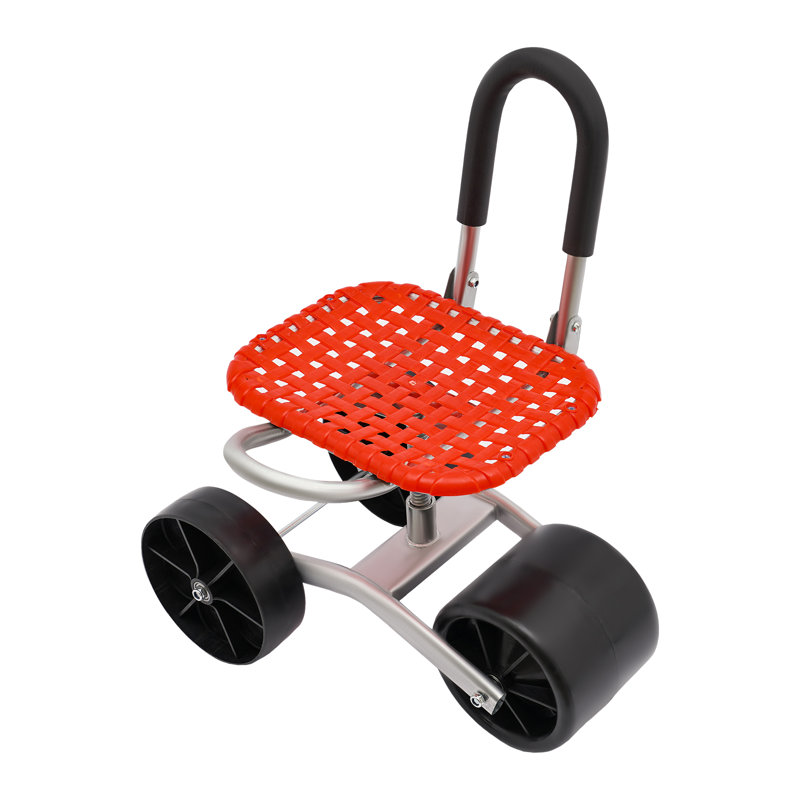 Tabouret stable Odarrius, Rouge