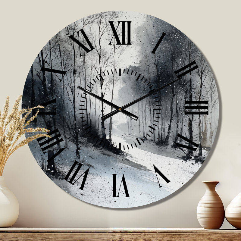 Horloge murale silencieuse Winter, Petit