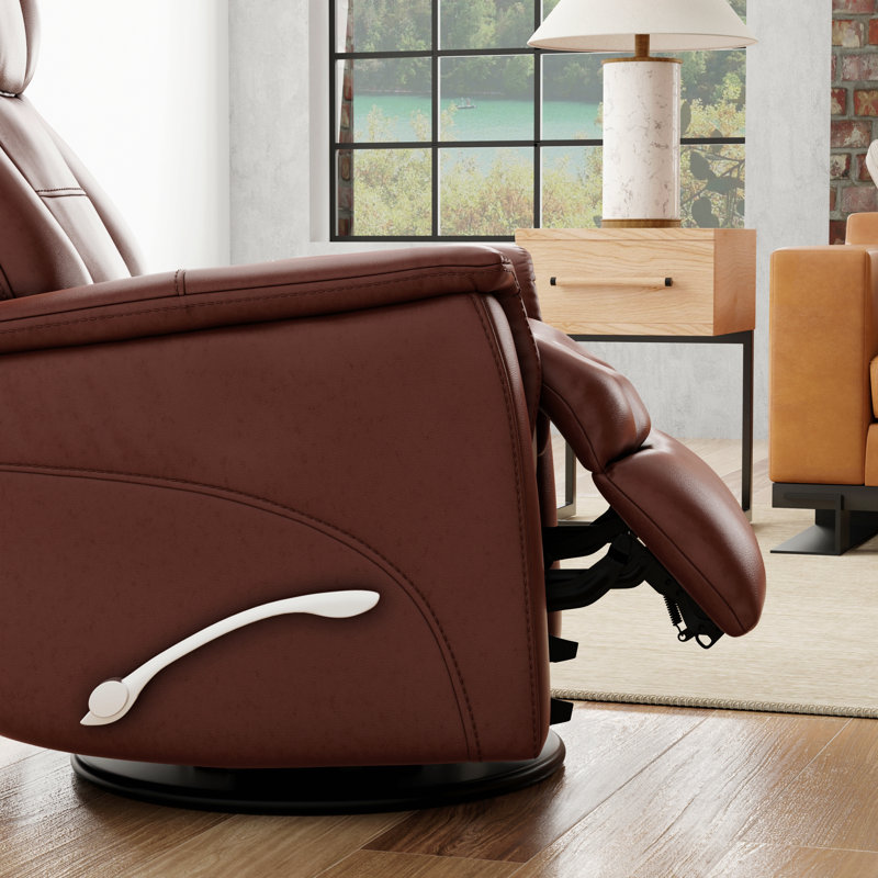 Fauteuil inclinable et oscillant Global Home, Brun