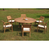 Sansome Outdoor - Piece Teak Dining Set