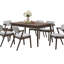 Ensemble de chaises de salle à manger de style Mid-Century moderne 2 pièces