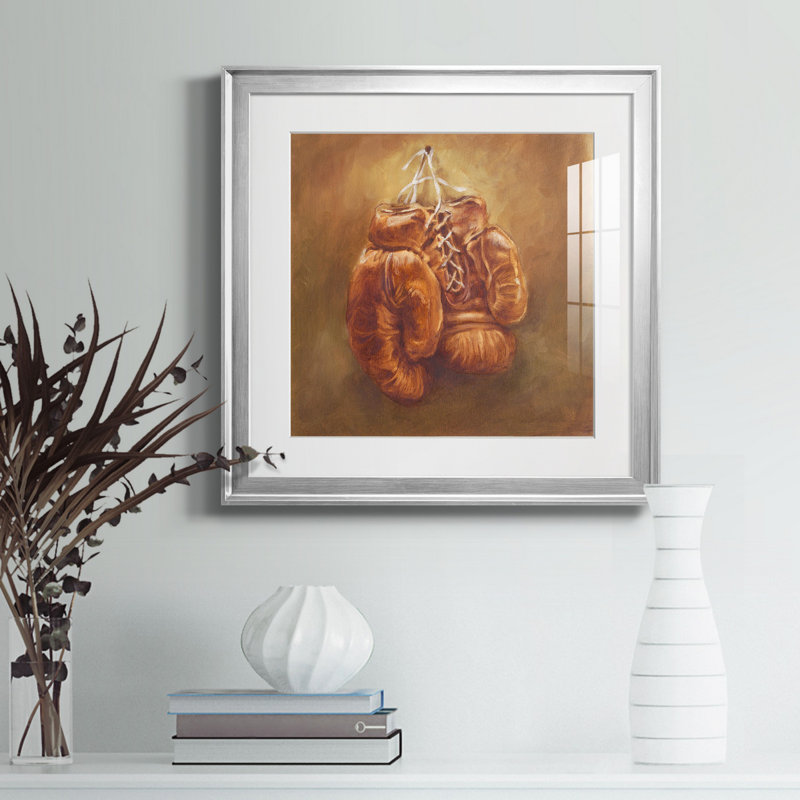 «Rustic Sports I», reproduction encadrée de qualité supérieure - prête à être accrochée, H 17,5 po x l 17,5 po x P 1,5 po