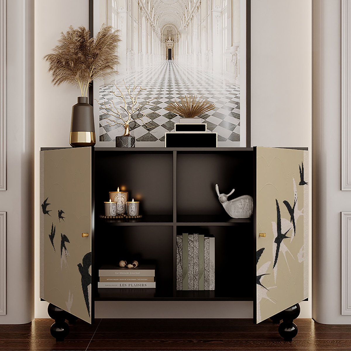 interanest Home living room multifunction decor cabinet - Wayfair Canada