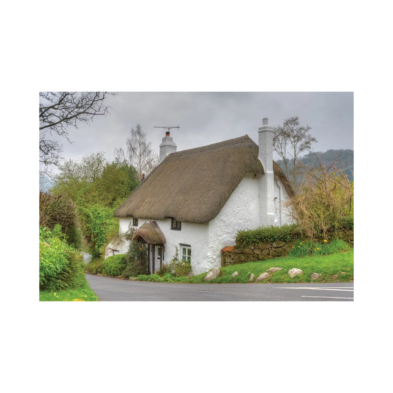 Devon Cottage by David Gardiner - Wrapped Canvas Gallery-Wrapped Canvas Giclée, 26"H x 12"W
